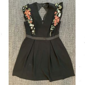 Karen Millen Dress with embroidered flowers